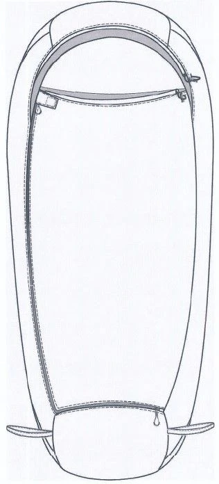 Individual Sleeping Bag - TU 858-6060-2010, Versions 1, 2, 3, 4