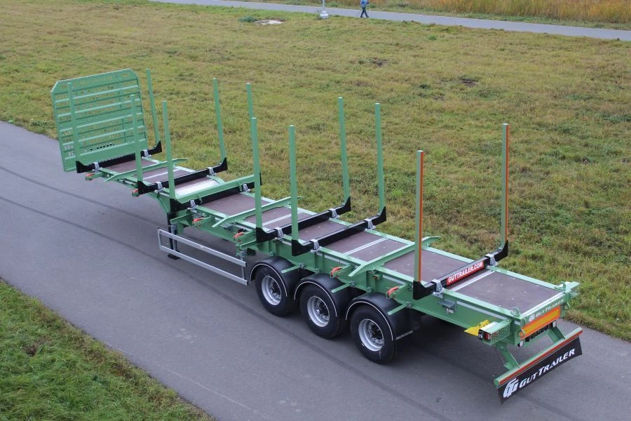 Three-Axle Semi-Trailer TSA-453 for Timber Transport