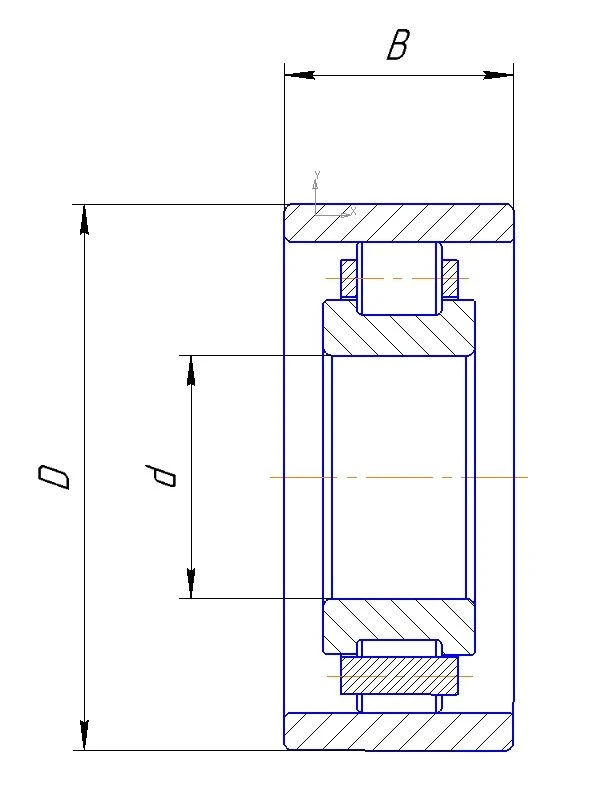 Rolling Bearing 5-1272932Р1У-ЕТУ 100/9