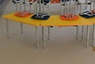 Drawing and Drafting Table with Metal Frame, Model CRU