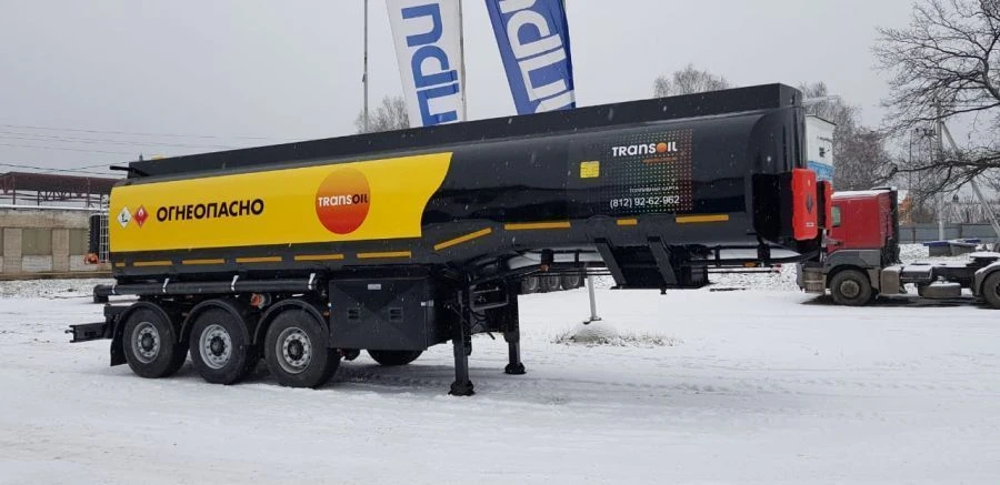 33000L Steel Tank Semi-Trailer for Transporting Oil Products Model 96391
