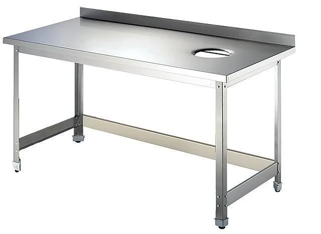 Stainless Steel Work Table Adjustable Size and Color Options Edelwood