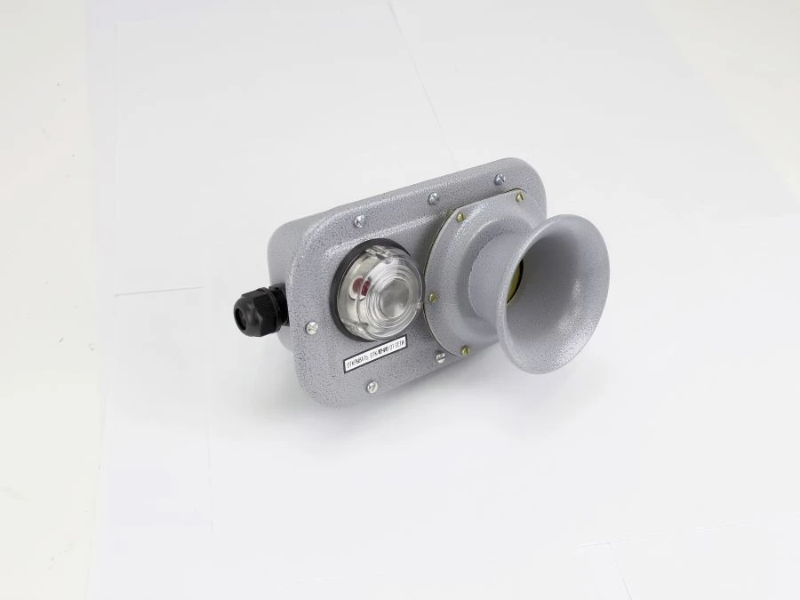 Industrial Sound and Light Alarm Signal Post PASO1-G "Horn
