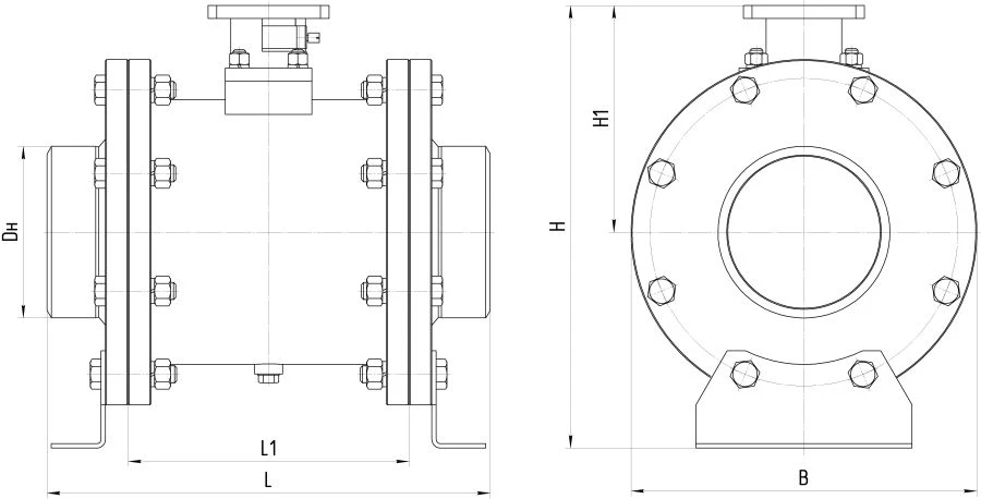 Steel Ball Valve for Pipeline Separation and Connection AТЭК.491284.491