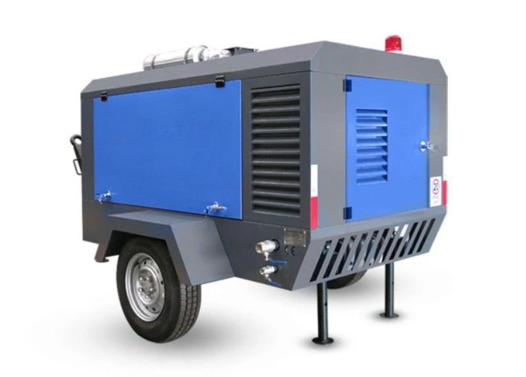 Portable Air Compressor PKSD-3.5 on Trailer