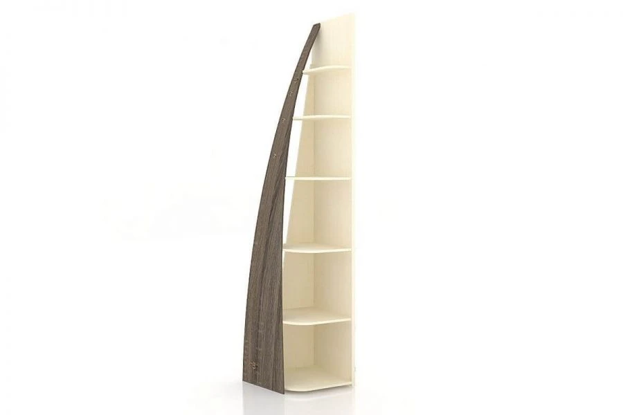 Calypso LD.509030.000 End Shelf (Dark Sonoma Oak/Stripe Lacquer)