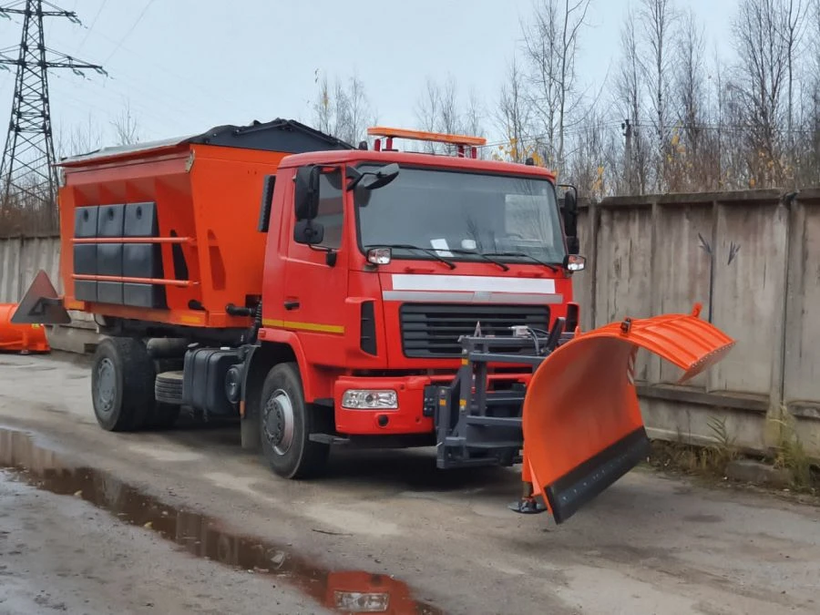 MKDU-12 Combined Road Sweeper on MAZ-5340S3 Chassis