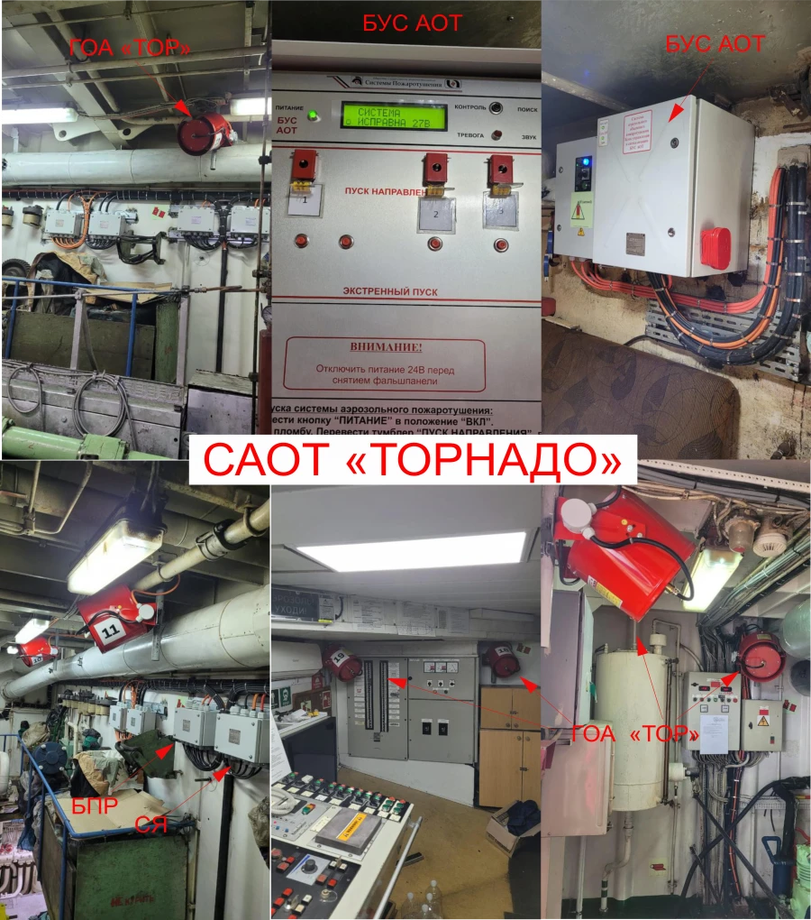 Tornado Aerosol Fire Suppression System for Ships - Project 04710