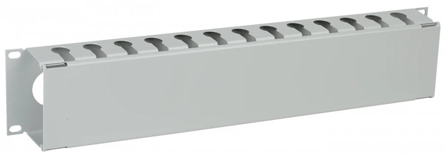 ITK Cable Organizer with Cover 19" 2U CO35-2MCM, Grey