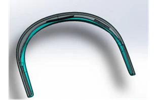 Front Wheel Arch Trim made of Polyester Fiberglass 5299-40-5402040-10