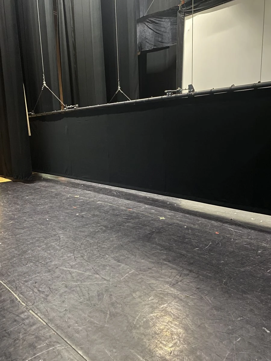 Stage Curtain for Audience Separation and Decor