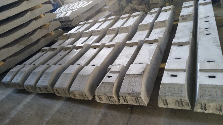 Reinforced Concrete Sleeper Beams for Railway Tracks R65 Type 1/9