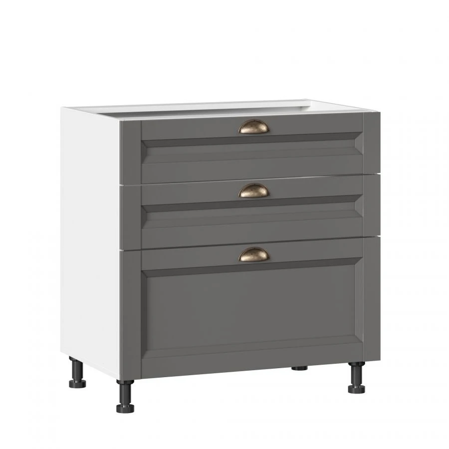Kitchen Cabinet Facade Set 800 with 3 Drawers (Lux) - Ameli-3 LD.299850.000