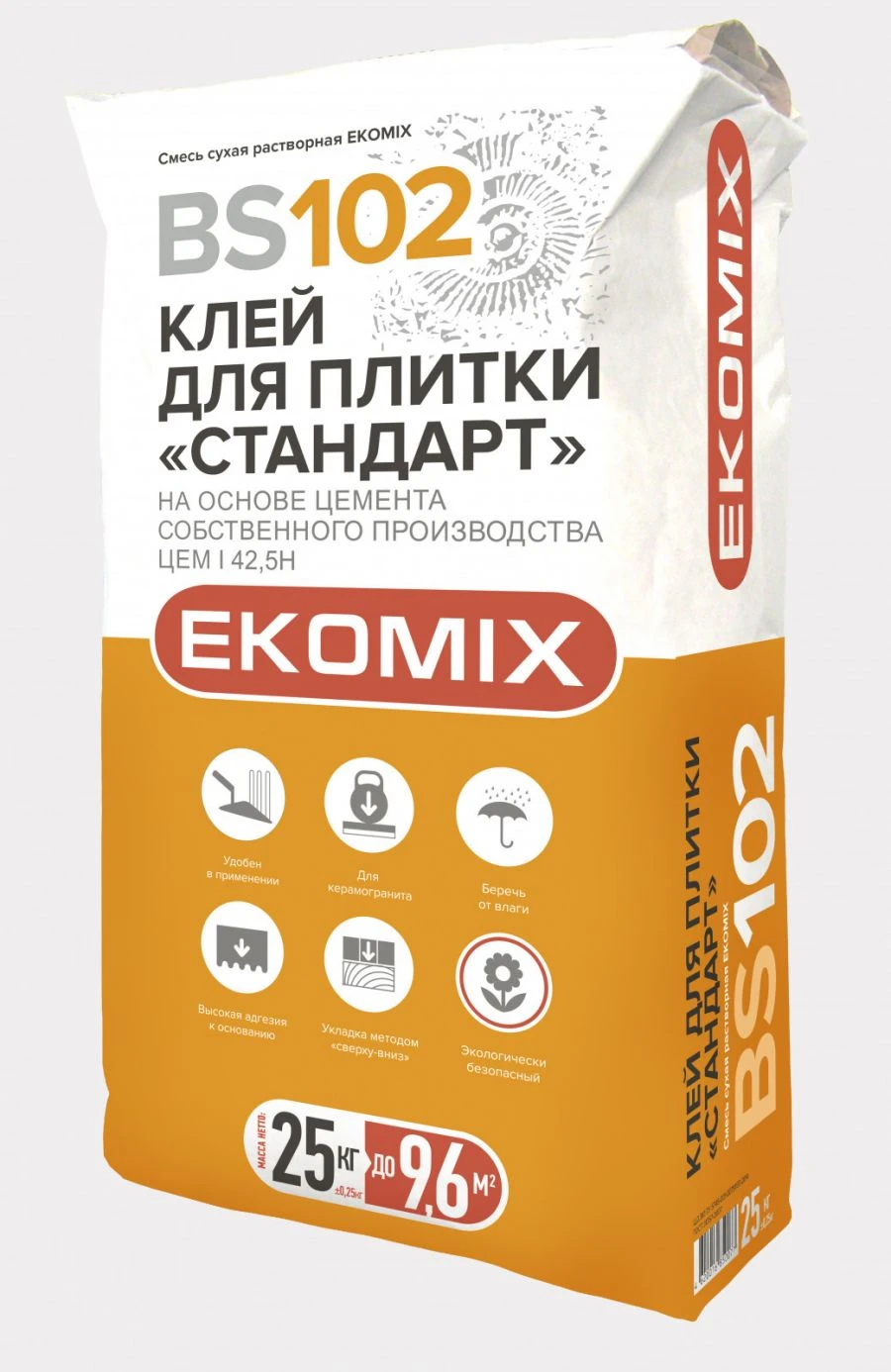 Dry Adhesive Mix for Ceramic Tile Installation on Indoor Surfaces" BS 102