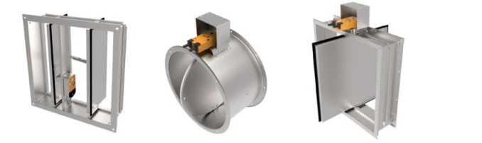 Fire Dampers KPU-DD for Automatic Closure of Openings