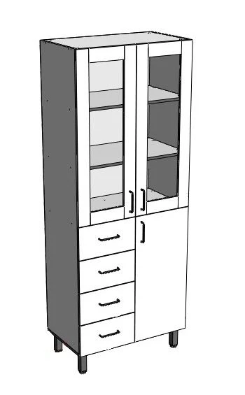Laboratory Cabinet with Drawers for Educational Institutions