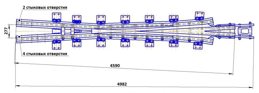 Crosspiece Type R65 Model 1/9 Project N01.003.3000.00-03