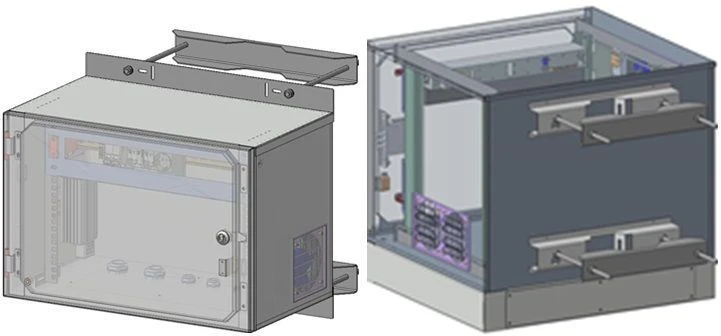 Outdoor Telecommunications Cabinet for Equipment SHU-C-9U-650x500x600-VN-ttk