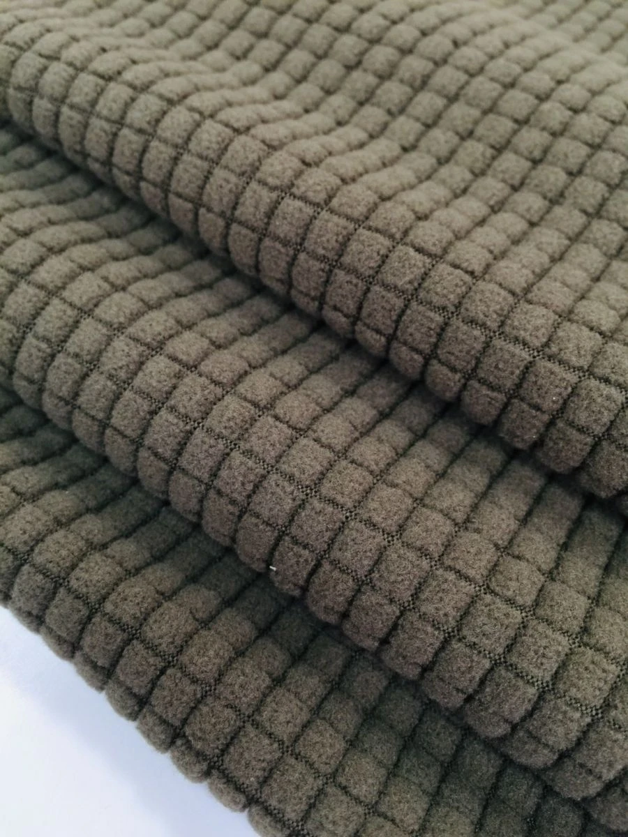 Fleece Polyester Fabric with Elastane for Underwear and Layered Clothing