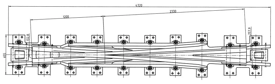 Cross switch type R65 model 1/9 (project MSZ.8414.03.000)