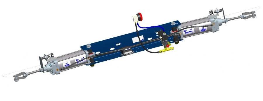 Pneumatic Door Actuator for Vehicles 40N3R63/116T1В131
