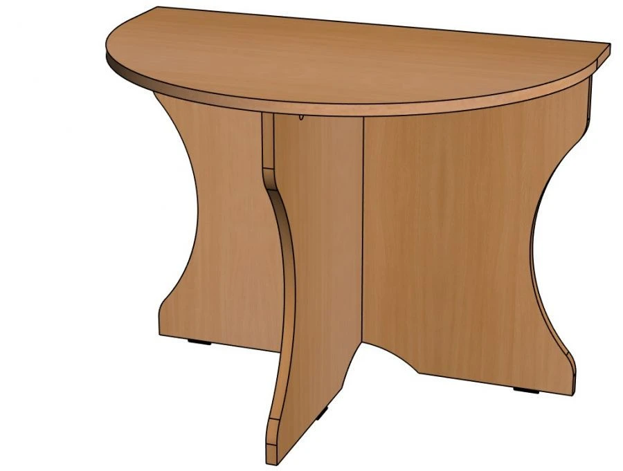 Half-Round Table for Preschool Activities, H460/SD10