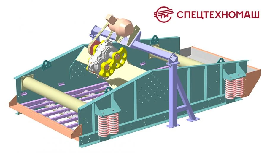 Inertial Linear Vibratory Screen for Sorting Coal and Minerals GLI71