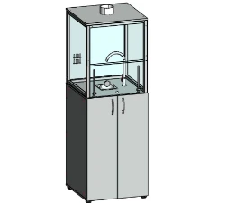 Wooden Exhaust Cabinet for Office and Home Use