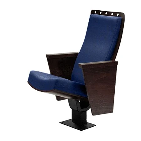 Soft Upholstered Auditorium Chair with Metal Frame Model Cologne