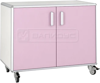 Rolling Cabinet TP-8KN with Swing Doors