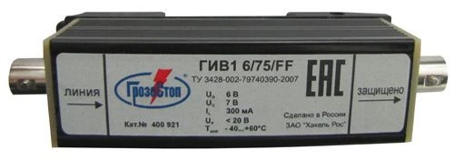 Surge Protection Device for Coaxial Lines GIV1 6/75/FF, Cat. No. 400 921