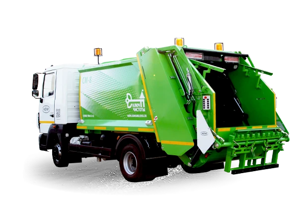 Waste Collection Truck SM8-010 on MAZ 438121 Chassis