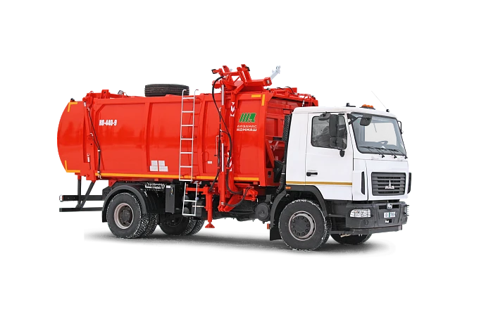 Side Loading Garbage Truck KO-440-9 on MAZ-5340S3 Chassis