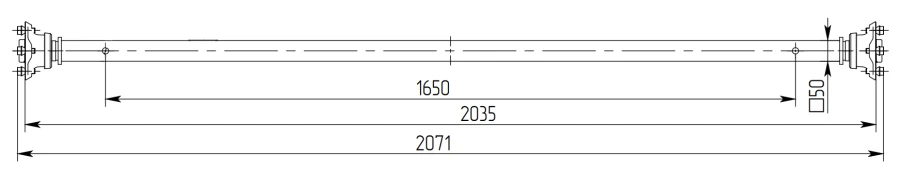 Trailer Axis Category O1 Model 81773G.011-07.06.800