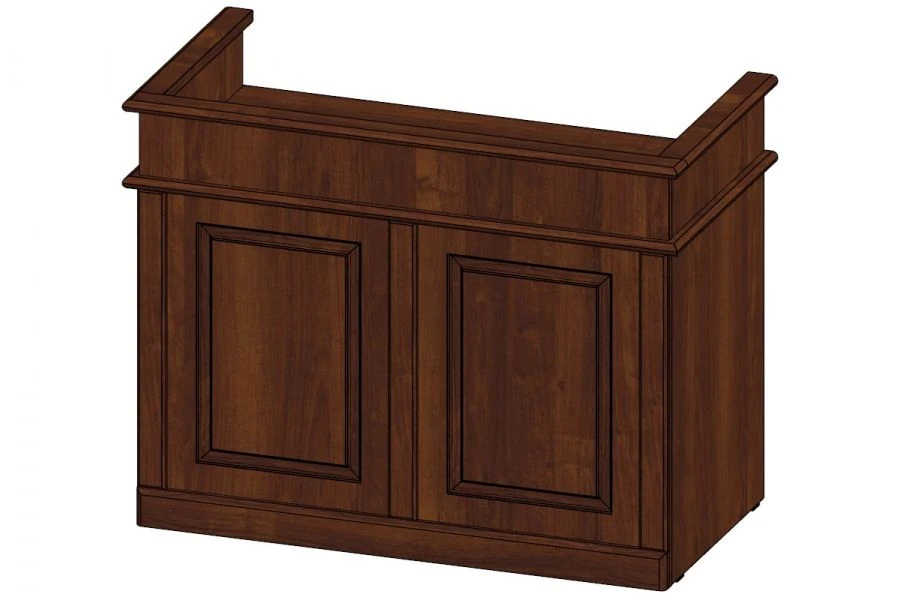 Secretary Desk Guarantee with Walnut Patina Finish