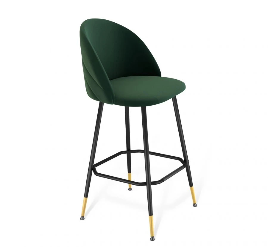 Adjustable Bar Stool with Jointed Footrests - Sheffilton SHT-ST35-2/S131