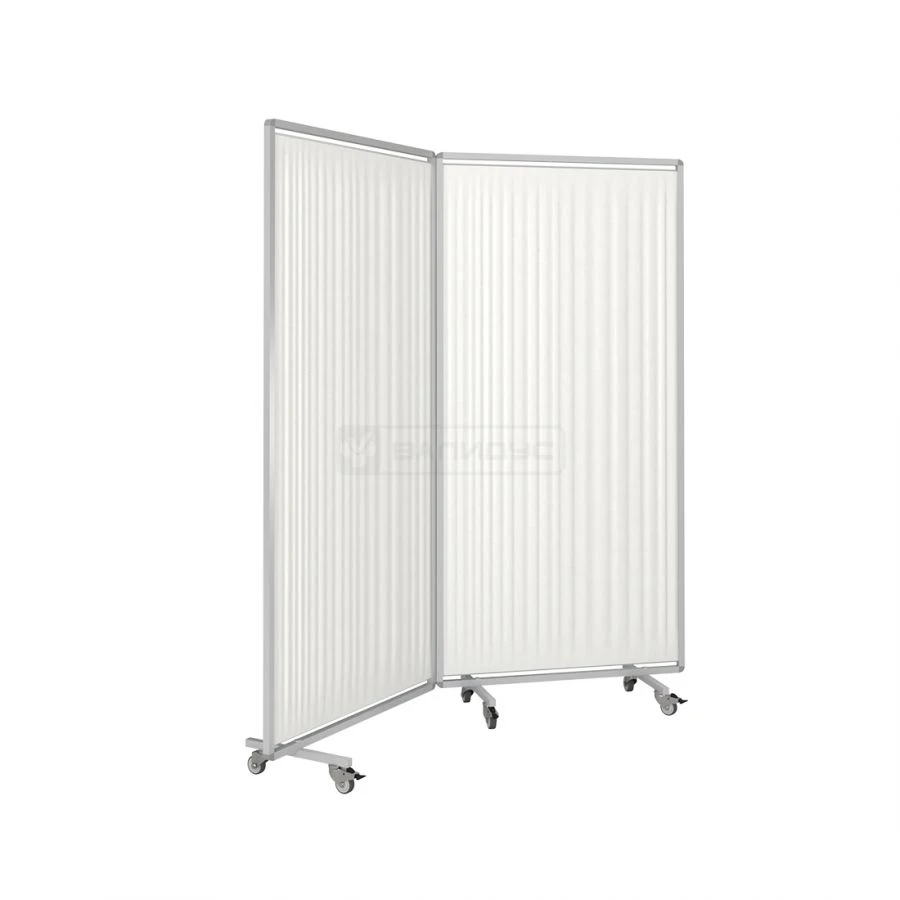 Two-Panel Screen with Removable Washable Fabric - Model SH-2