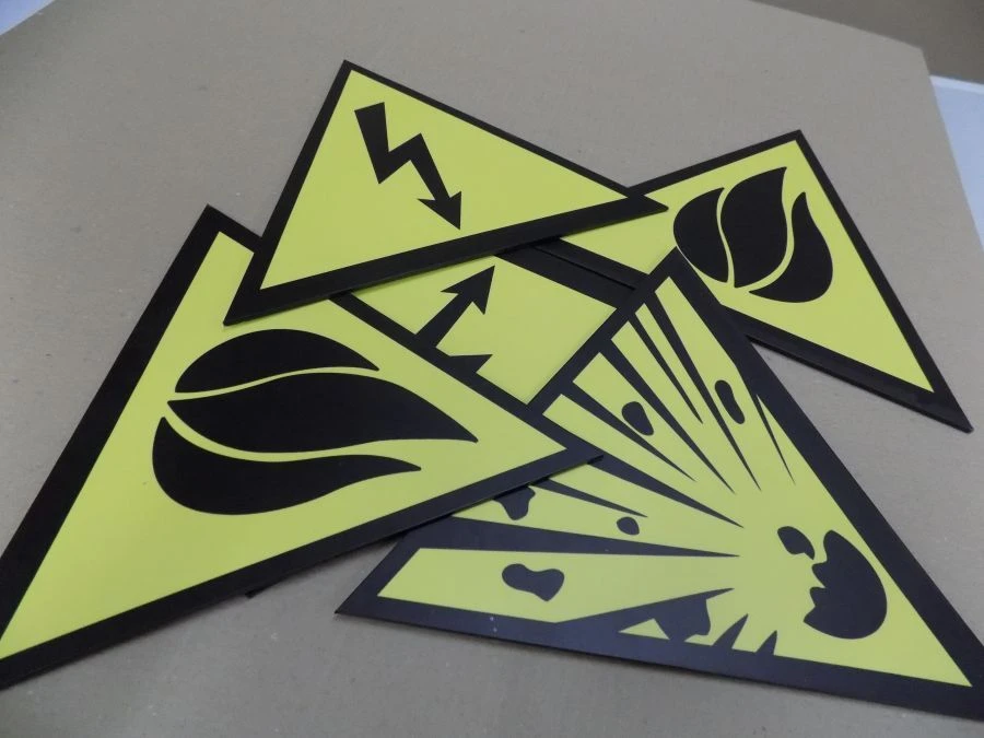 Hazard Signs "Sphere" for Informational Purposes