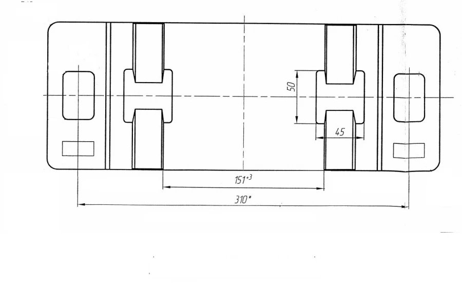 Cast Type 2 Pad KBL-65 for Rail Fastenings