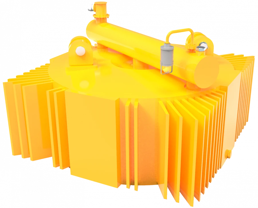 Suspended Electromagnetic Iron Separator DJSH100-L-G-U1, Oil Cooling