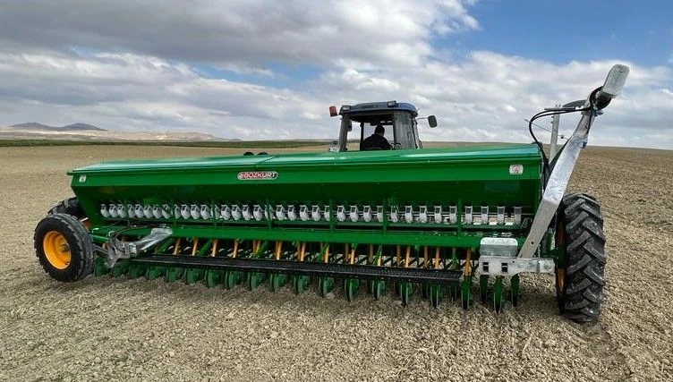 Mechanical 40-Row Seed Drill for Grain Planting
