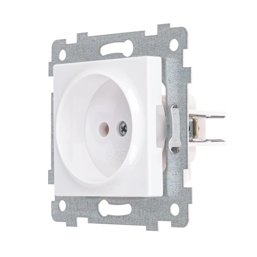 Axiom Single Socket Mechanism for Concealed Installation RS16-452, White