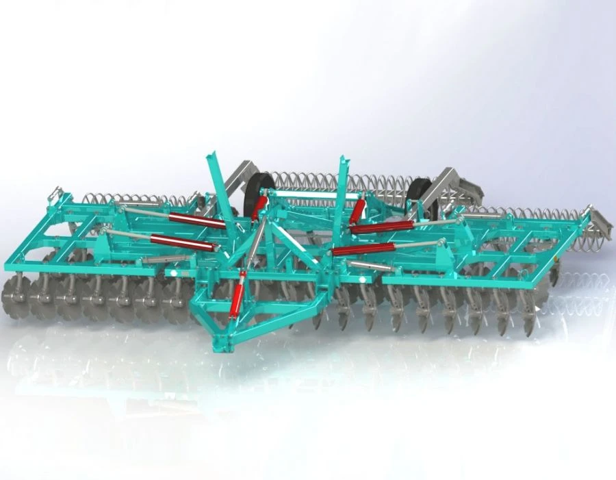Folding Disc Harrow BDM-7x3P (Sura-7x3P Foldable Equipment)