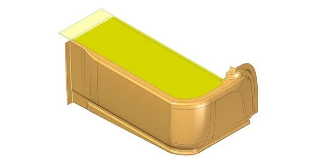 Front Right Wheel Arch Trim Panel for Electric Bus 529222-5107092