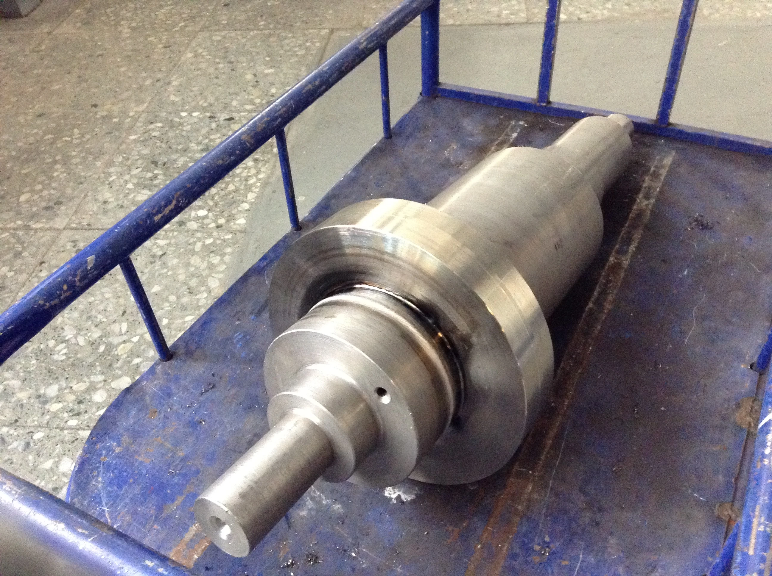 Locomotive Turbocharger Rotor Shaft - Welded Model