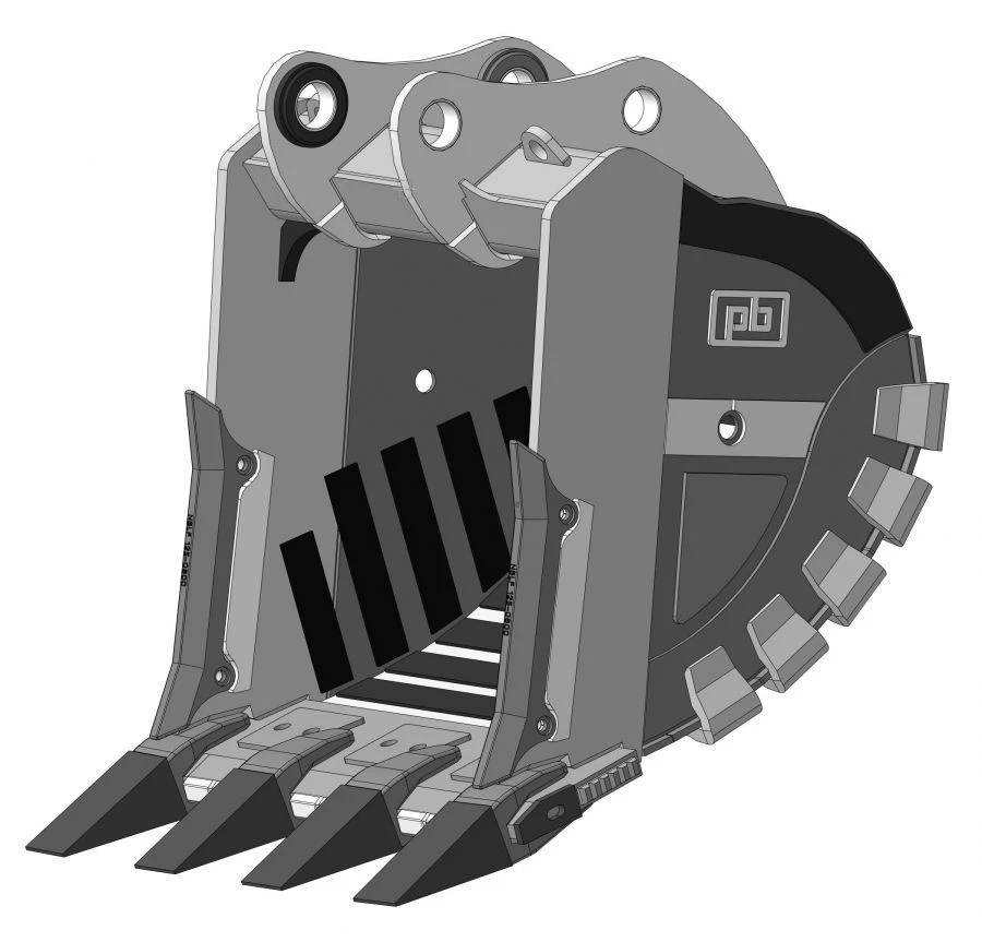 Heavy-Duty Rock Bucket RDX-72.19d-J60(5)WS