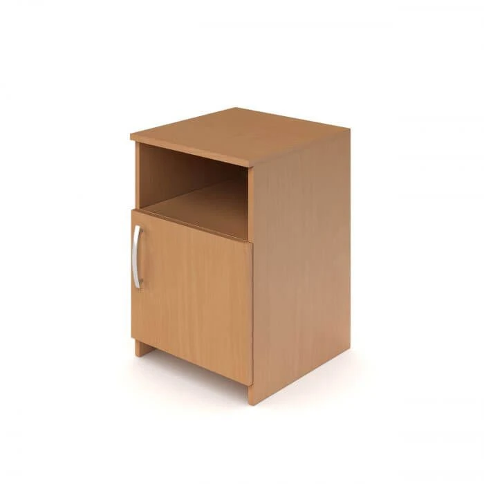 Nightstand with Metal Handle, 16mm Laminated Particle Board