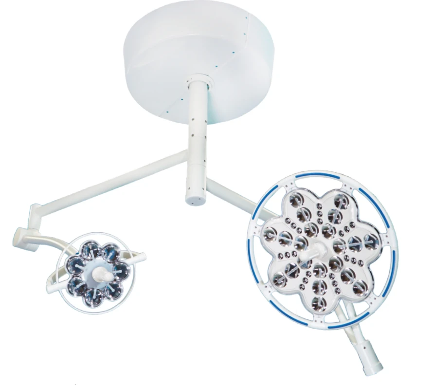 Adjustable Dual Block Surgical Ceiling Light with Emergency Power "EMALED 300/200