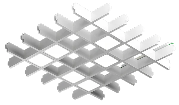 Pelin Pix LED Light Fixture for Grigliato™ Ceilings