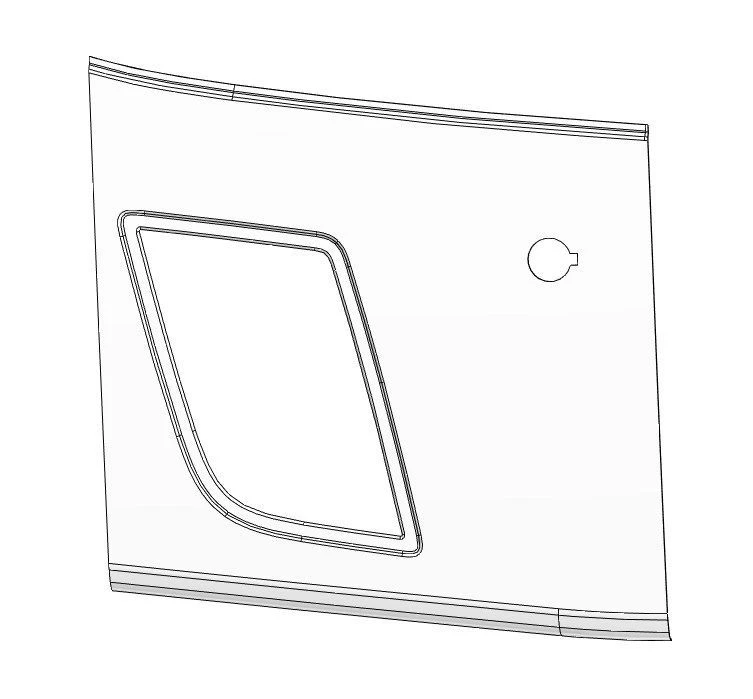 Right Rear Assembly Panel 5299-401-5402508-10